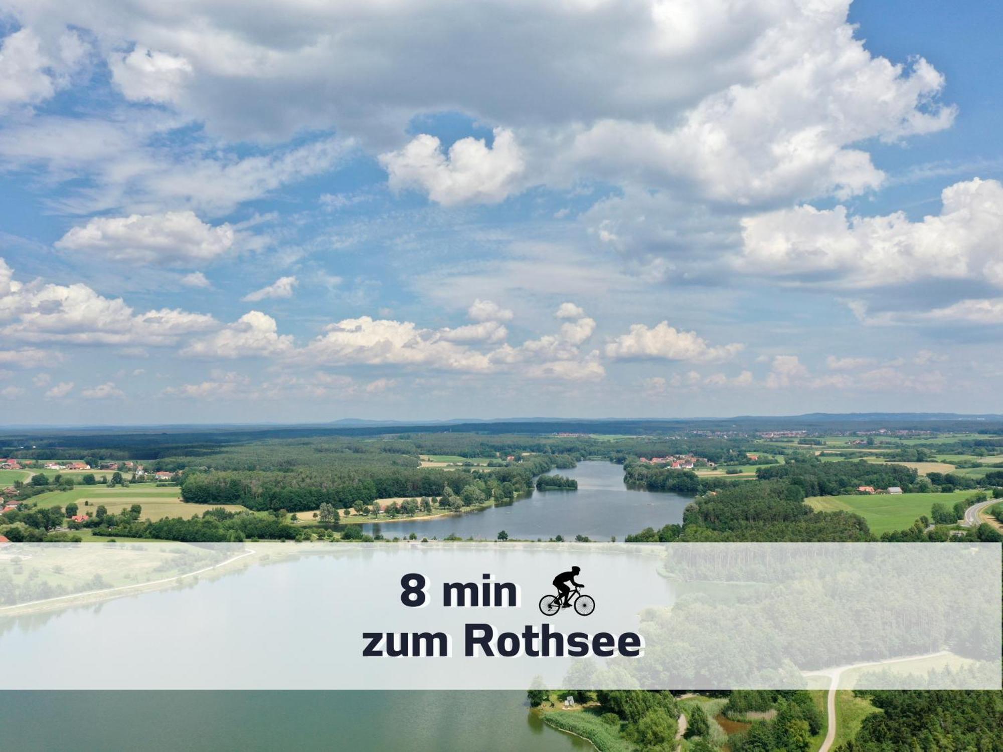 רות' Ferienhaus Rothsee-Oase Ideale Ausgangslage Mit Tollem Ausblick, Sauna Und Privatem Garten מראה חיצוני תמונה